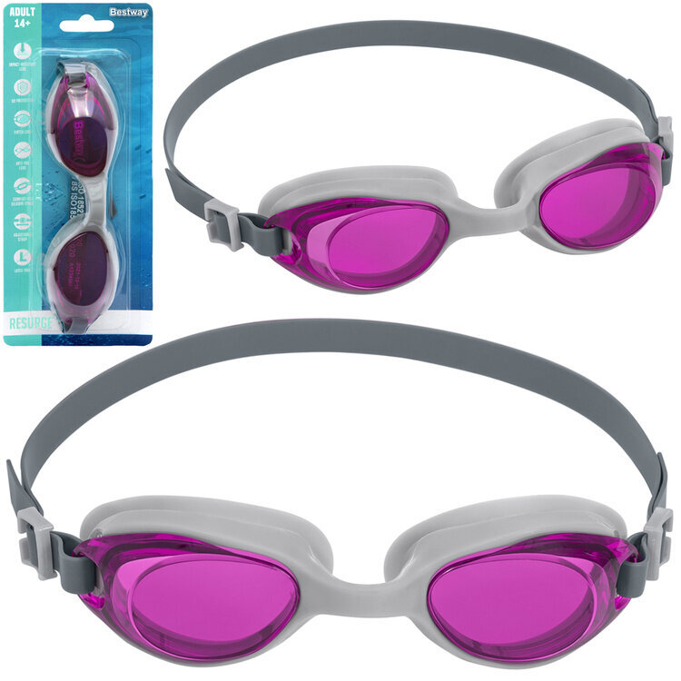 Peldbrilles bērniem Bestway Hydro-Pro Blade, violetas цена и информация | Peldēšanas brilles | 220.lv