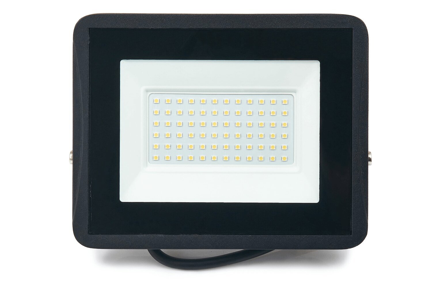 LED halogēna prožektors, 50W, melns, neitrāli balts cena un informācija | Lukturi | 220.lv