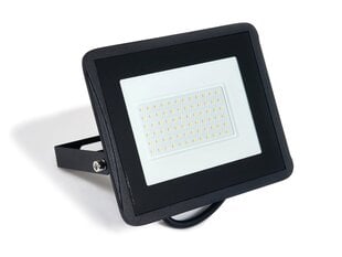 LED halogēna prožektors, 50W, melns, neitrāli balts цена и информация | Фонарики | 220.lv