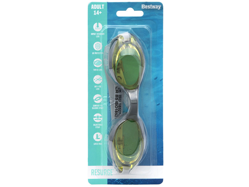 Peldbrilles bērniem Bestway Hydro-Pro Blade, zaļas цена и информация | Peldēšanas brilles | 220.lv