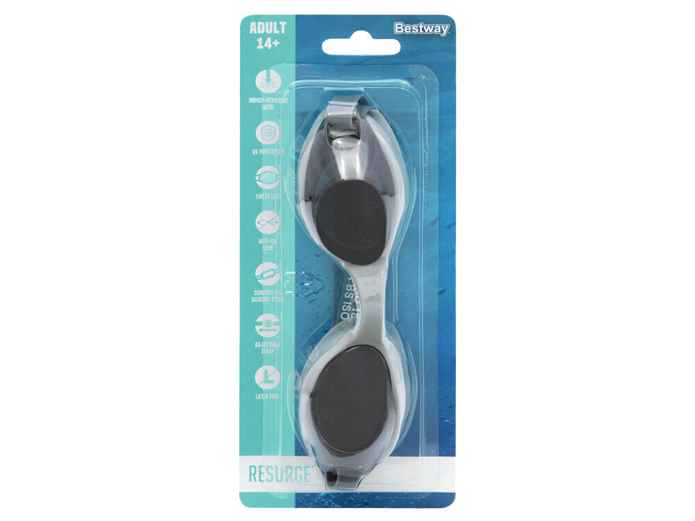 Peldbrilles bērniem Bestway Hydro-Pro Blade, melnas cena un informācija | Peldēšanas brilles | 220.lv