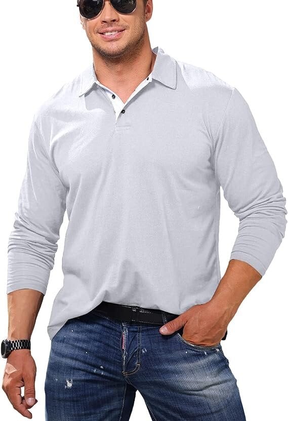 Vīriešu polo krekls Cooleep, pelēks cena un informācija | Vīriešu krekli | 220.lv