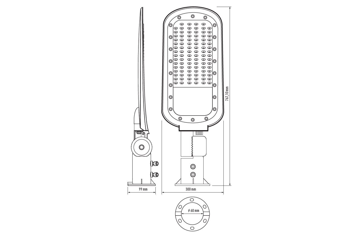 LED ielu lampa LED Labs, 1 gab. cena un informācija | Āra apgaismojums | 220.lv