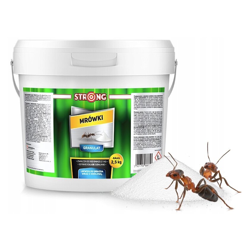 STRONG pulveris pret skudrām, 2,5 kg цена и информация | Līdzekļi pret odiem un ērcēm | 220.lv