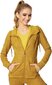 Sieviešu sporta džemperis Queenieke, zelta krāsā cena un informācija | Jakas sievietēm | 220.lv