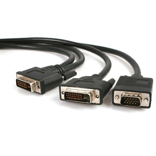 Startech 6 FT DVI VGA, 1,8 m cena un informācija | Kabeļi un vadi | 220.lv