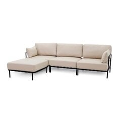 3-местный садовый диван с подставкой для ног Sit Sit Salver, бежевый цена и информация | Комплекты уличной мебели | 220.lv