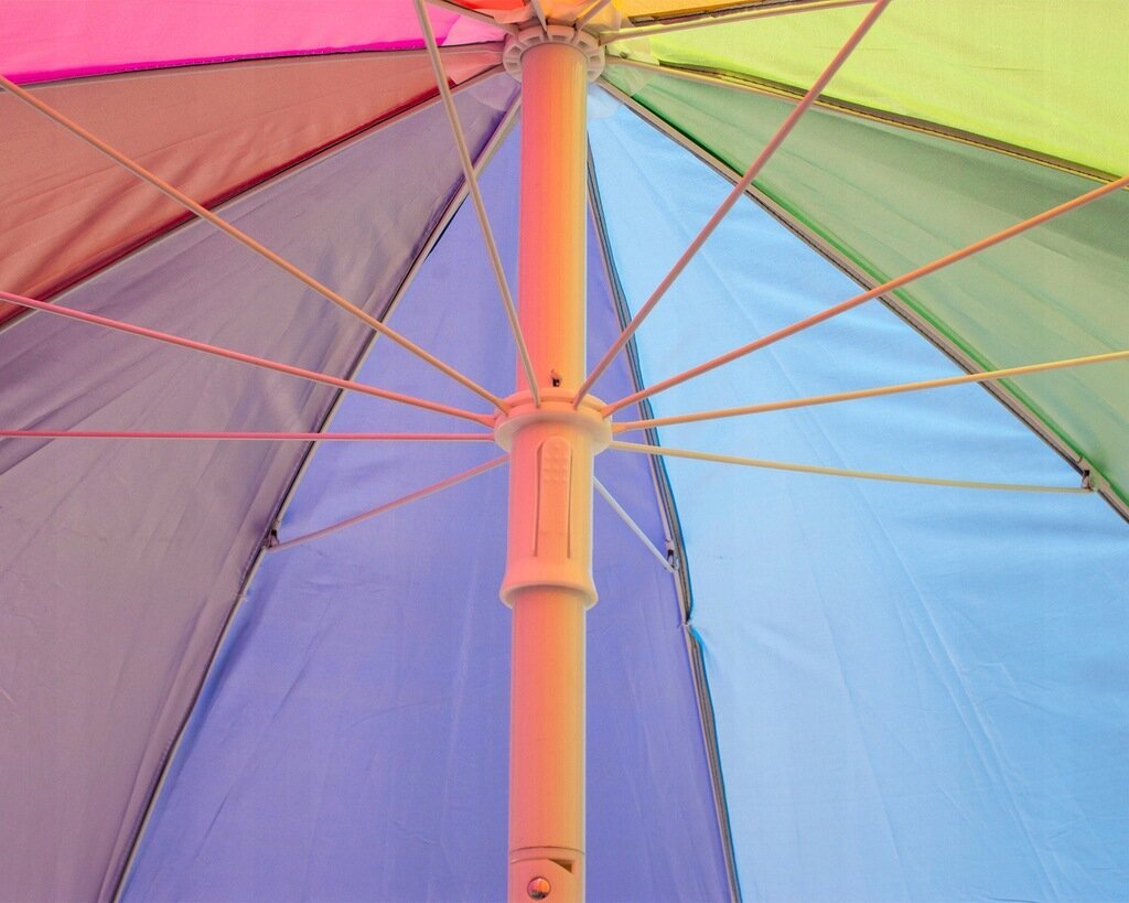 Āra lietussargs Fluxar mājas, krāsains cena un informācija | Saulessargi, markīzes un statīvi | 220.lv