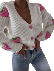 Женский кобальтовый свитер оверсайз цена и информация | Женские кофты | 220.lv