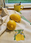 Virtuves dvieļu dāvanu komplekts Citrons, zaļš/balts cena un informācija | Virtuves dvieļi, cimdi, priekšauti | 220.lv