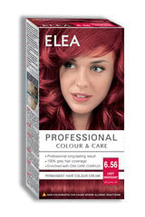 Noturīga krēmveida matu krāsa Solvex Elea Professional Colour&Care 6.56, light mahogany, 123 ml cena un informācija | Matu krāsas | 220.lv