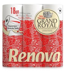 Туалетная бумага Renova Grand Royal 18R цена и информация | Туалетная бумага, бумажные полотенца | 220.lv