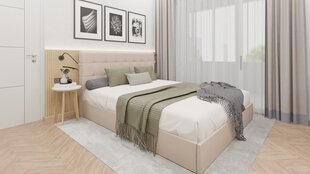Gulta Cordelia ar matraci 2 XL, 160x200cm, bēša цена и информация | Кровати | 220.lv