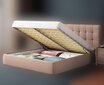 Gulta Cordelia ar matraci 2 XL, 120x200cm, pelēka cena un informācija | Gultas | 220.lv