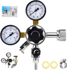 CO2 spiediena regulators MRbrew Keg cena un informācija | Rokas instrumenti | 220.lv