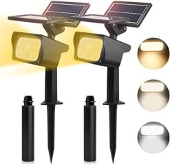  Солнечный прожектор с датчиком движения MEIKEE CLSB040 цена и информация | Уличное освещение | 220.lv
