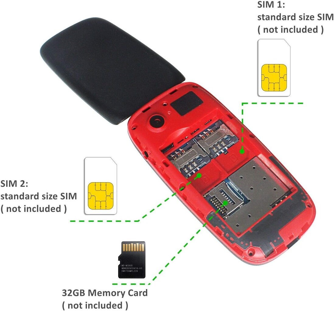 Ushining F200 Flip цена и информация | Mobilie telefoni | 220.lv