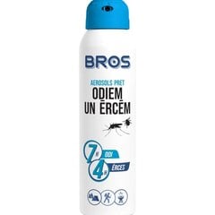 BROS aerosols pret odiem un ērcēm 90ml цена и информация | Защита от комаров, клещей | 220.lv