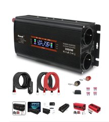 Auto sprieguma pārveidotājs Foval 3000W cena un informācija | Auto 12V el. piederumi | 220.lv