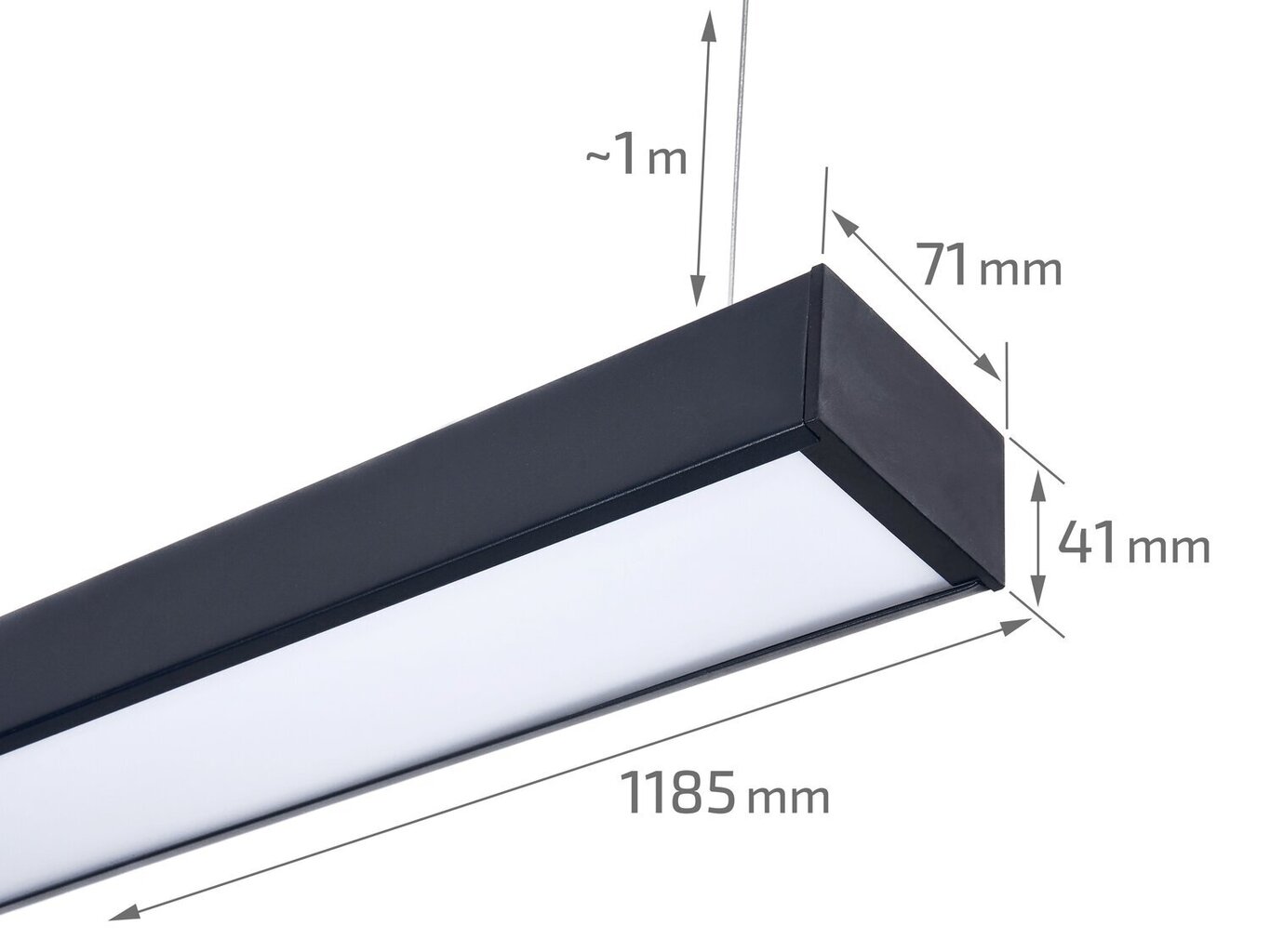 Koloreno piekaramā LED griestu lampa Linea cena un informācija | Lustras | 220.lv