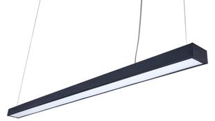 Подвесной потолочный светильник LED Linea 40W - Черный - Нейтральный белый (4500K) цена и информация | Люстры | 220.lv