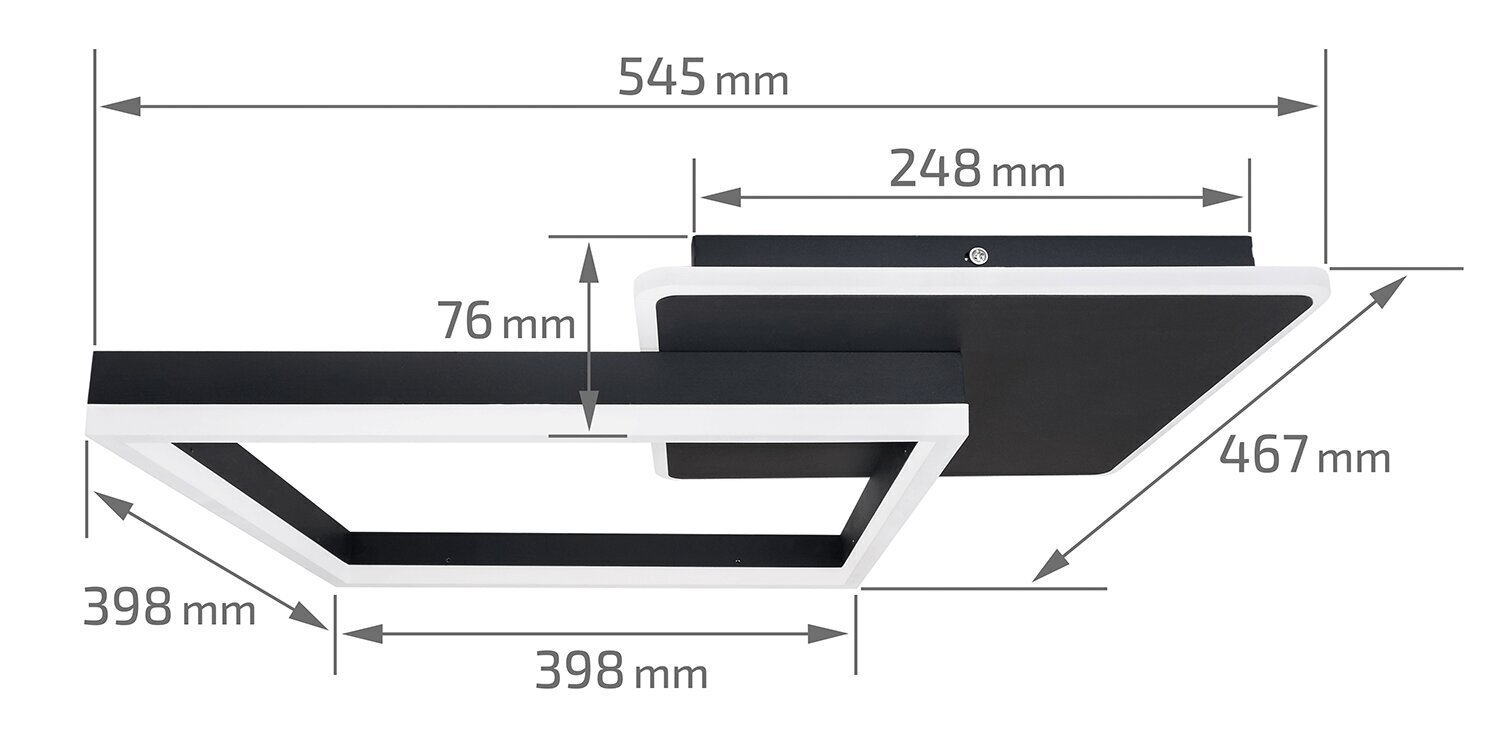 Berge LED griestu - sienas lampa Kansas cena un informācija | Griestu lampas | 220.lv