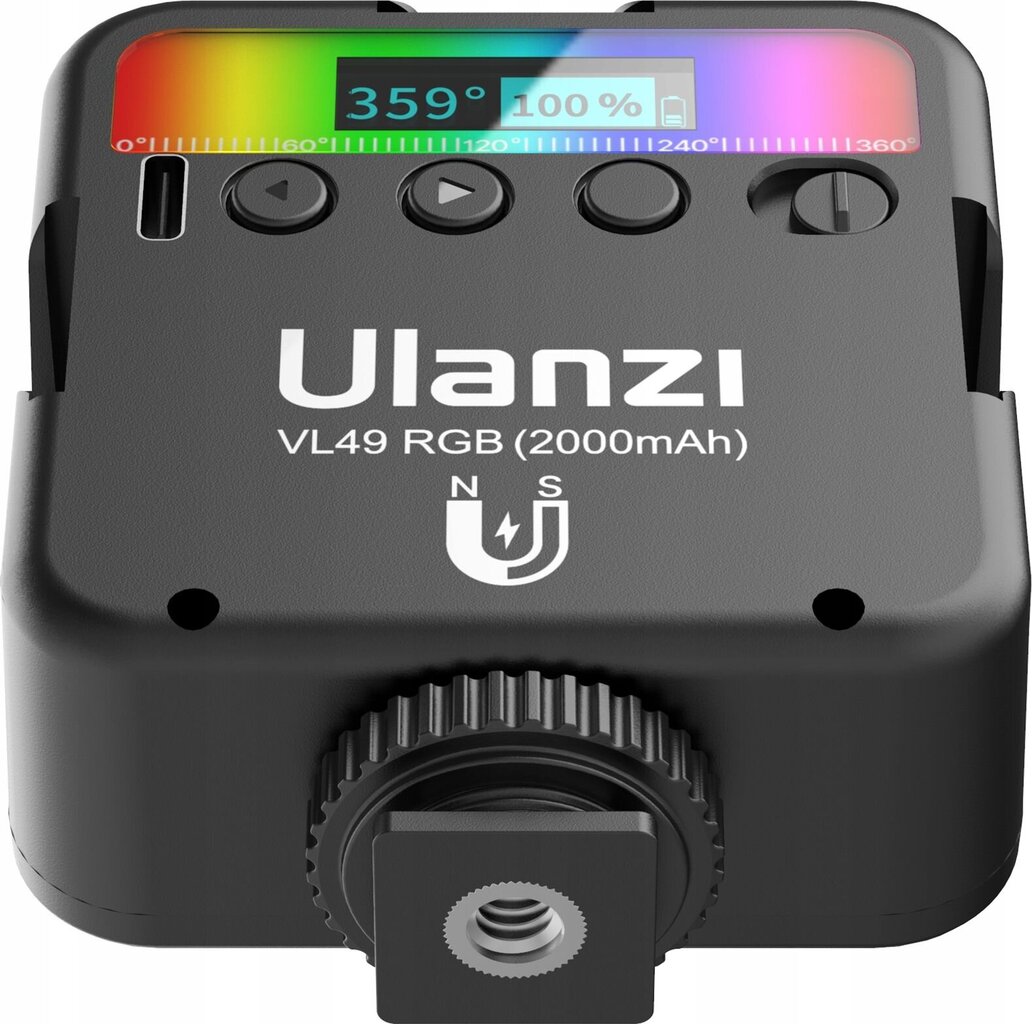Foto lampa tālruņa kamerai video RGB Ulanzi VL49 RGB cena un informācija | Citi piederumi fotokamerām | 220.lv
