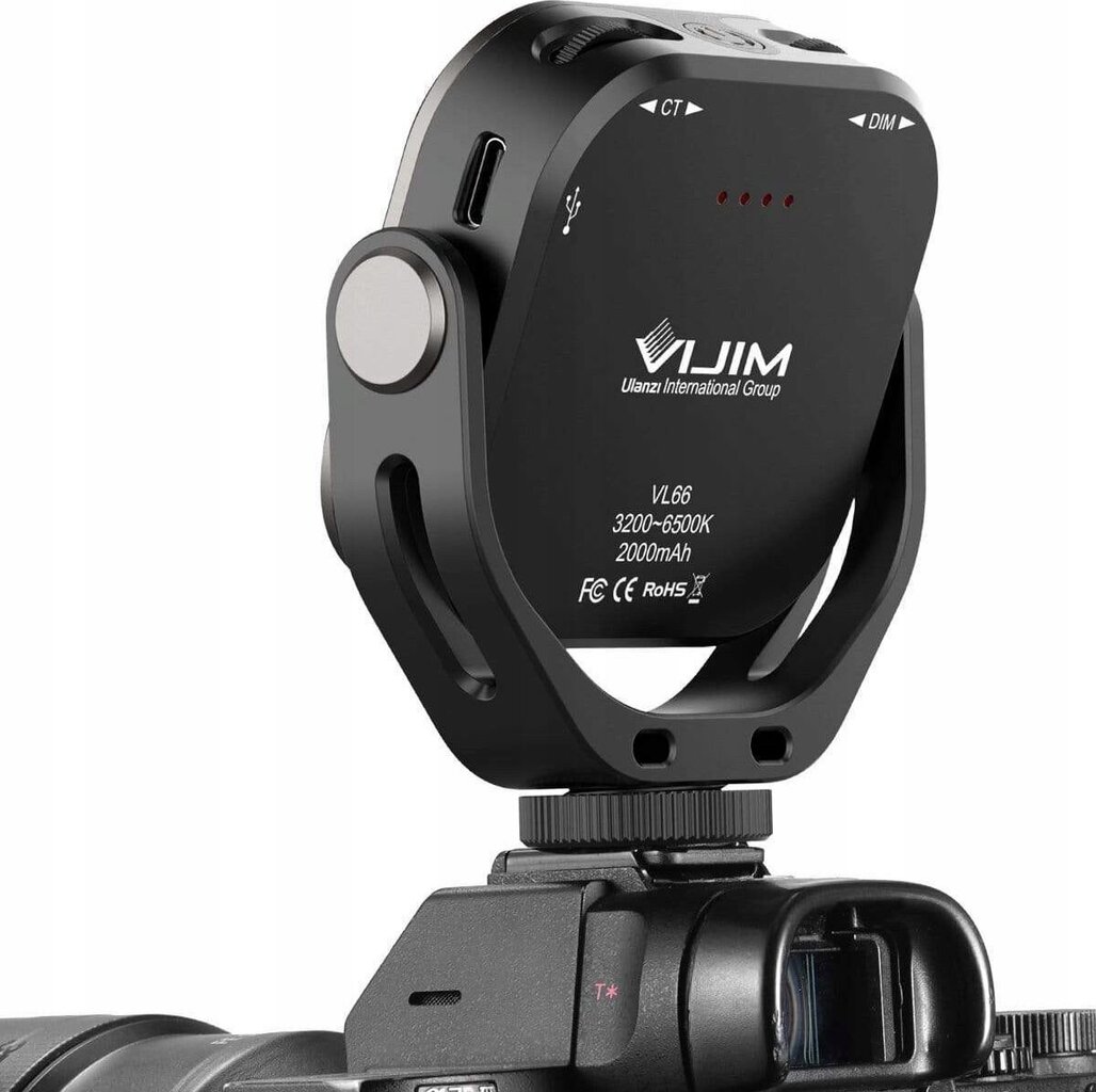 Mini foto lampa ar akumulatoru tālruņa kameras kamerai Ulanzi VL 66 цена и информация | Citi piederumi fotokamerām | 220.lv