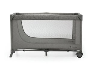 Manēža Kinderkraft Joy 2 Travel Cot, Dark Grey цена и информация | Манежи | 220.lv