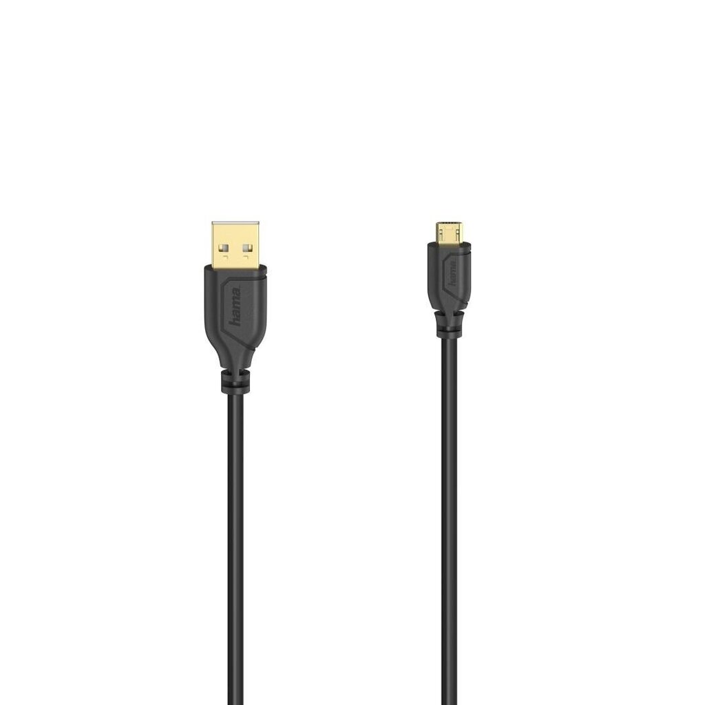 Hama mikro-USB/USB 2.0, 0.75 m cena un informācija | Kabeļi un vadi | 220.lv