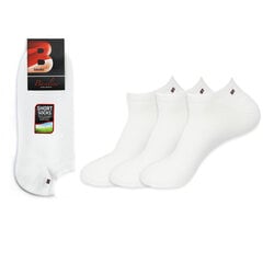 Мужские носки короткие Bisoks 12285, белые, 3 пары цена и информация | Мужские носки | 220.lv