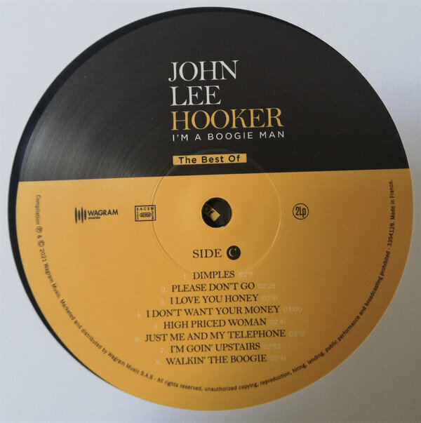 Vinila plate John Lee Hooker I'm A Boogie Man The Best Of cena un informācija | Vinila plates, CD, DVD | 220.lv