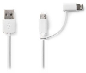 Nedis Micro USB, 1m cena un informācija | Kabeļi un vadi | 220.lv