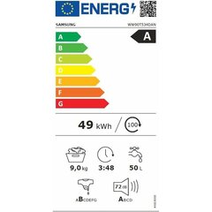 Samsung WW90T534DAN cena un informācija | Veļas mašīnas | 220.lv