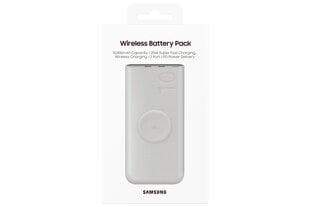 EB-U2510XUEGEU Samsung 10Ah Wireless Battery Pack (SFC 25W), Beige цена и информация | Зарядные устройства Power bank | 220.lv