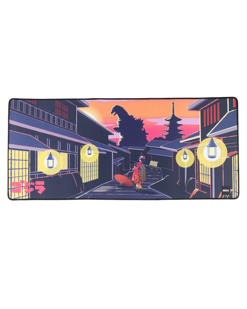 Godzilla Mousepad "Japanese Godzilla Skyline" 800 x 350mm cena un informācija | Datorspēļu suvenīri | 220.lv