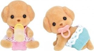 Figūras Epoch Sylvanian Families Toy Poodle Twins 5261 cena un informācija | Rotaļlietas meitenēm | 220.lv