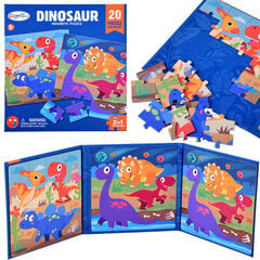 Magnetiskā puzle Color Day, Dinosaurus, ZA4268, 20 d. cena un informācija | Puzles, 3D puzles | 220.lv
