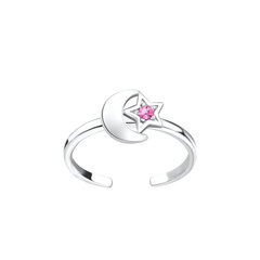 Серебряное кольцо на палец ноги для девушек Elfas SKGM001 цена и информация | Аксессуары для детей | 220.lv