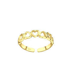 Серебряное кольцо на палец ноги для девушек Elfas SKGM006 цена и информация | Аксессуары для детей | 220.lv
