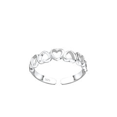 Серебряное кольцо на палец ноги для девушек Elfas SKGM007 цена и информация | Аксессуары для детей | 220.lv