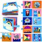 3D bērnu sensoro pasaku grāmata Montessori cena un informācija | Attīstošās rotaļlietas | 220.lv