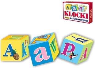 Набор обучающих кубиков Алфавит Adamigo цена и информация | Развивающие игрушки | 220.lv