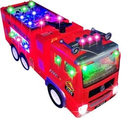 Ugunsdzēsēju mašīna Fire Truck, sarkana, 25,5 x 8,5 x 15 cm cena un informācija | Rotaļlietas zēniem | 220.lv