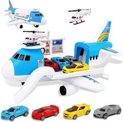 Складной самолет-парковка для машинок цена и информация | Игрушки для мальчиков | 220.lv