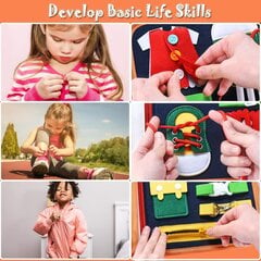 Бизиборд для детей 8 в 1 цена и информация | Развивающие игрушки | 220.lv