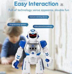 Interaktīvs robots ar tālvadības pulti, balts cena un informācija | Rotaļlietas zēniem | 220.lv