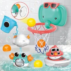 Bērnu rotaļu komplekts vannai, 7 gab. cena un informācija | Rotaļlietas zīdaiņiem | 220.lv