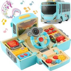 Izglītojoša muzikāla rotaļlieta Autobuss, zils cena un informācija | Rotaļlietas zēniem | 220.lv