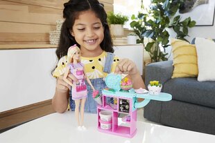 Rotaļu komplekts meitenēm ar lelli Barbie, rozā, 30 cm cena un informācija | Rotaļlietas meitenēm | 220.lv